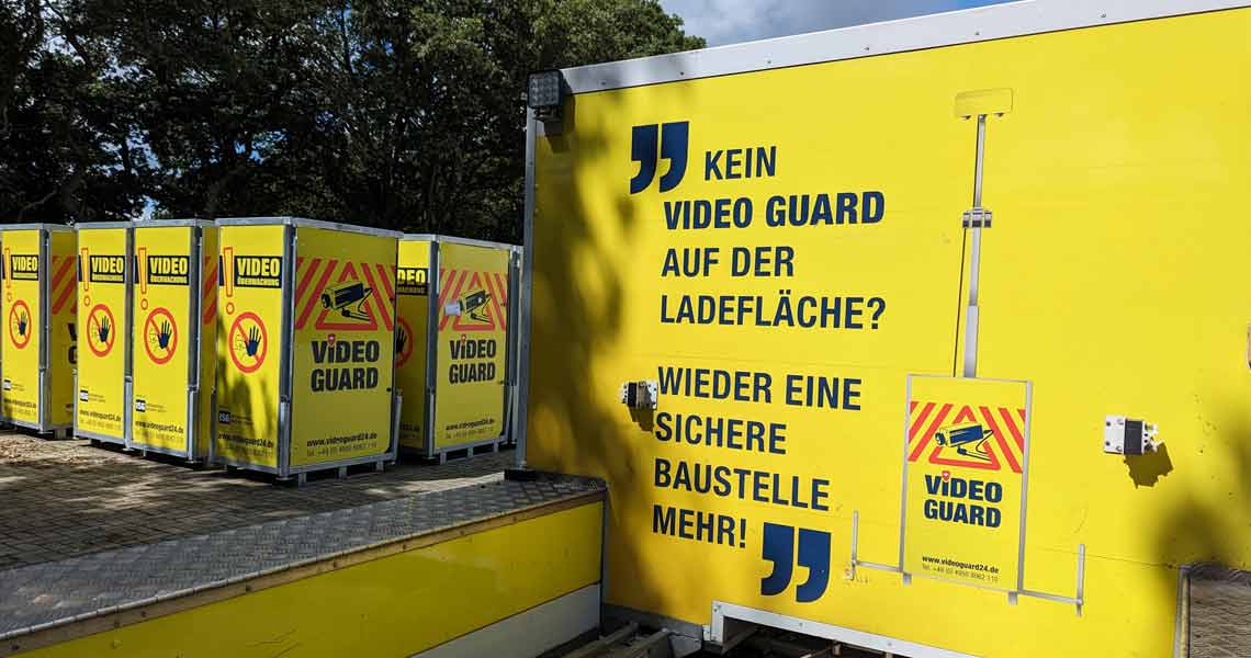 Videoturm für Ihre Baustellensicherheit 