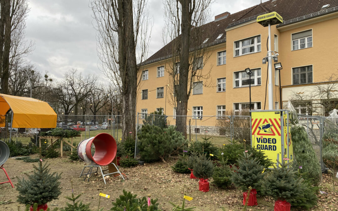 Video Guard schützt Weihnachtsbaumverkauf vor Diebstahl